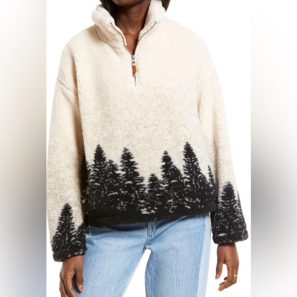Thread & Supply Cream Sherpa Jacket from Nordstrom